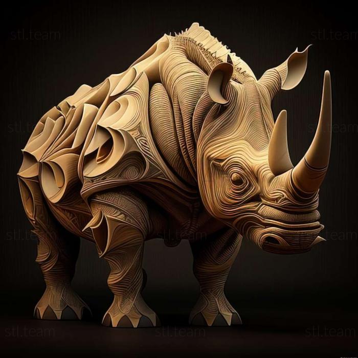 3D model Rhinocyllini (STL)